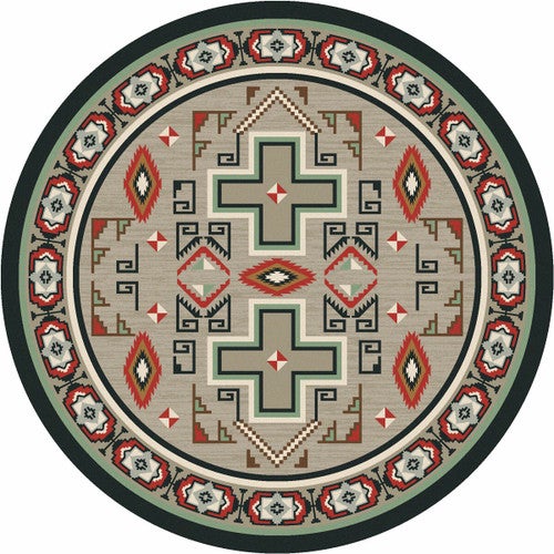 Twin Buttes Rug - 8 Ft. Round