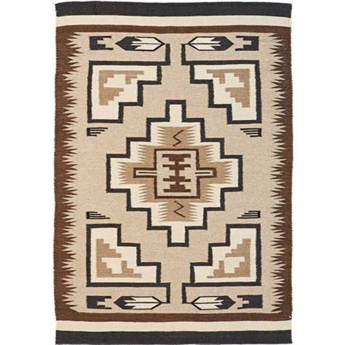 Two Gray Hills Tan Rug - 3 x 5