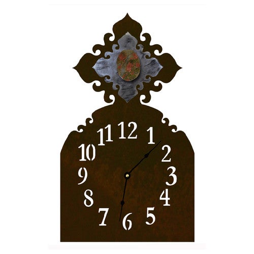 Unakite Table Clock