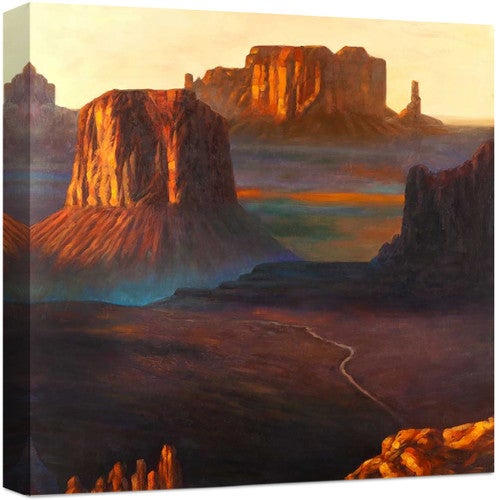 Valley Sunset Canvas Art