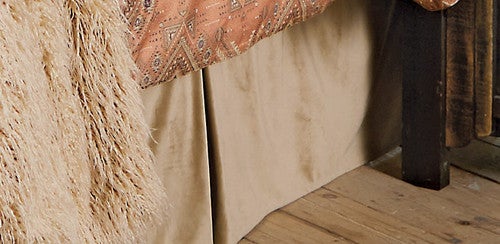 Velvet Sand Bedskirt - King - OUT OF STOCK UNTIL 04/01/2025
