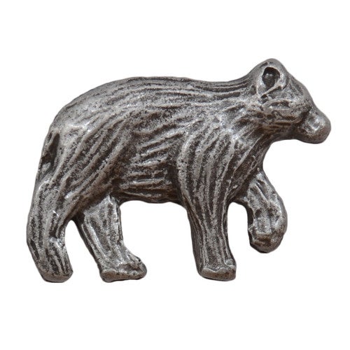 Walking Bear Cabinet Knobs - Set of 2 - Nose Facing Right