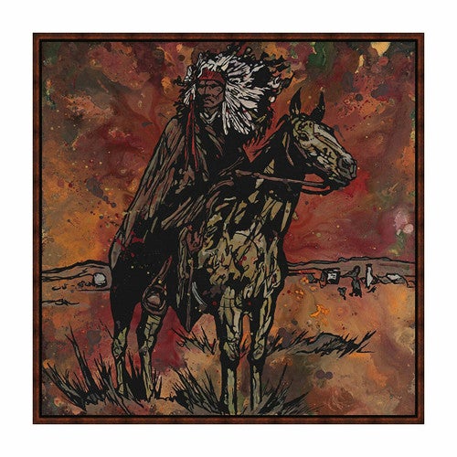 Western Chief Framed Canvas