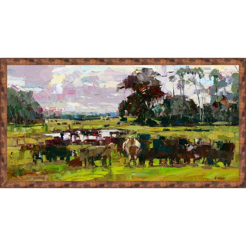 Western Mills Framed Print