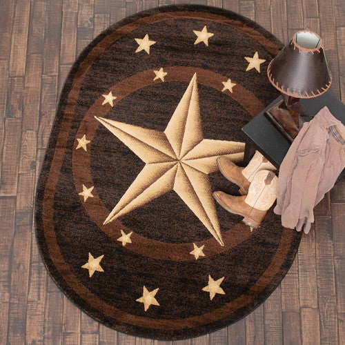 Western Pride Rug - 8 x 10 Oval