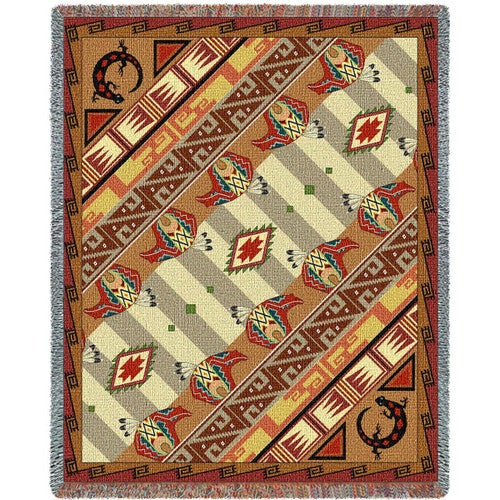 Western Slant Shadows Blanket