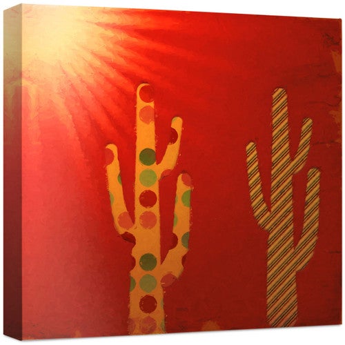 Whimsical Saguaro Wall Art