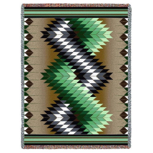 Whirlwind Sage Tapestry Throw