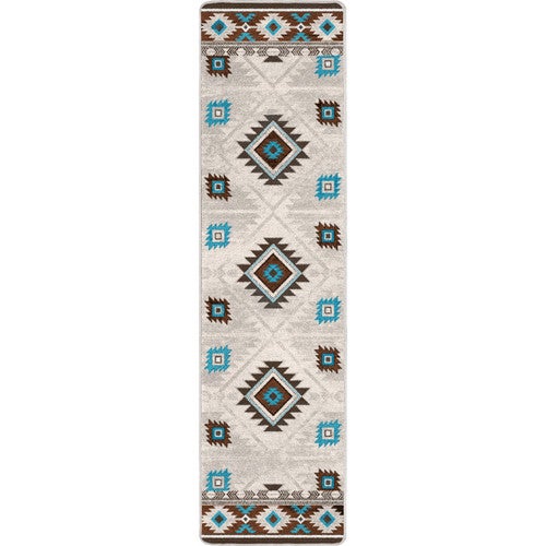 Whiskey River Glacier Rug - 2 x 8
