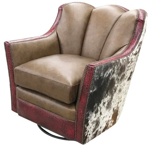 Lubbock Ranch Swivel Glider
