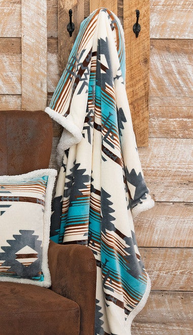 Dakota Sky Plush Throw