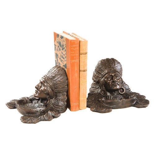Wise Chief Bookends