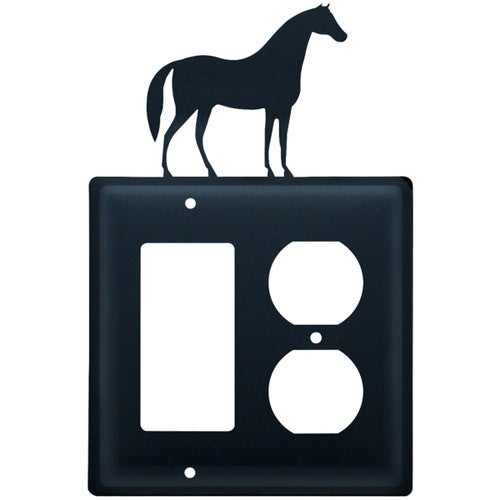 Wrought Iron Horse GFI & Outlet Cover