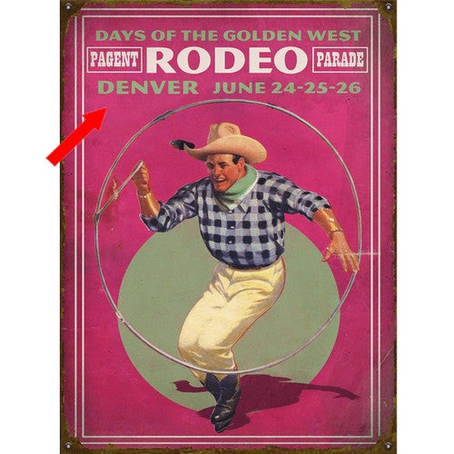 Cowboy Days Personalized Sign