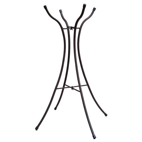 Metal Hourglass Bird Bath Stand