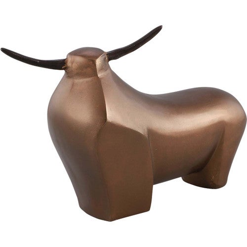 Abstract Buffalo Figurine