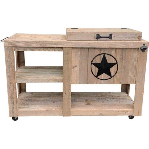 Elk City Cooler with Table - Star & Barbed Wire