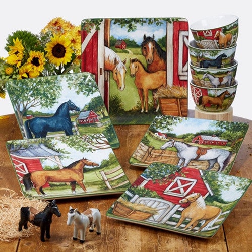 Horse Ranch Dinnerware Collection