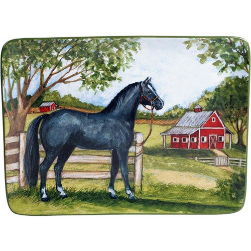 Horse Ranch Rectangular Platter
