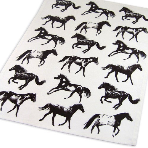 Multi Horse Kitchen Towels - Set of 2
