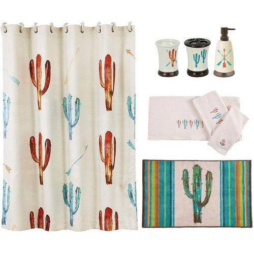Free Spirit Cactus 8 Pc Bath Accessory & Towel Set - OUT OF STOCK UNTIL 08/27/2025