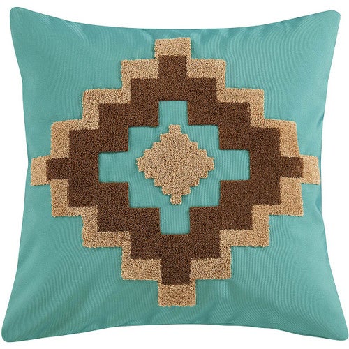 Turquoise Morning Outdoor Pillow