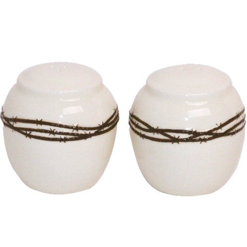 Barbed Wire Salt & Pepper Shaker Set