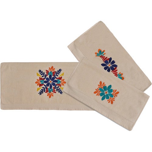 Southwest Bloom 3 Pc Towel Set