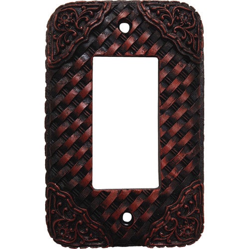 Western Weave Single Rocker Cover