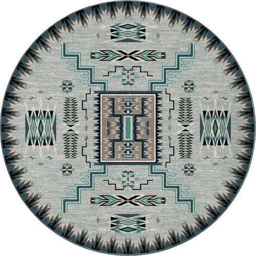 Desert Lightning Rug - 8 Ft. Round