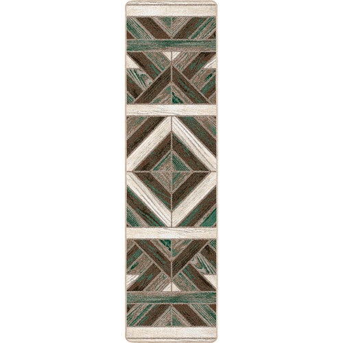 Western Barnwood Rug - 2 x 8