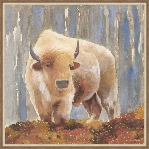 White Bison Wall Art