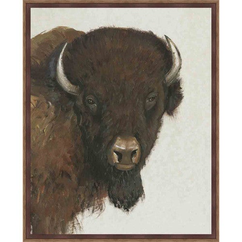 Bison Portrait Wall Art