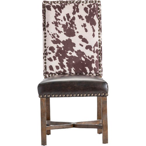 Cheyenne Faux Cowhide Chair