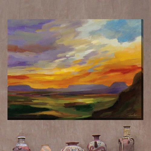 Desert Sunset Outdoor Wall Art
