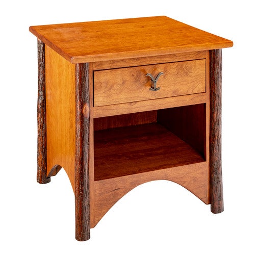 Yellowstone Gallatin Valley 1 Drawer Nightstand with Open Shelf