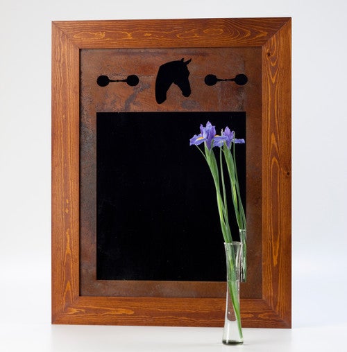 Knotty Pine Equestrian Mirror