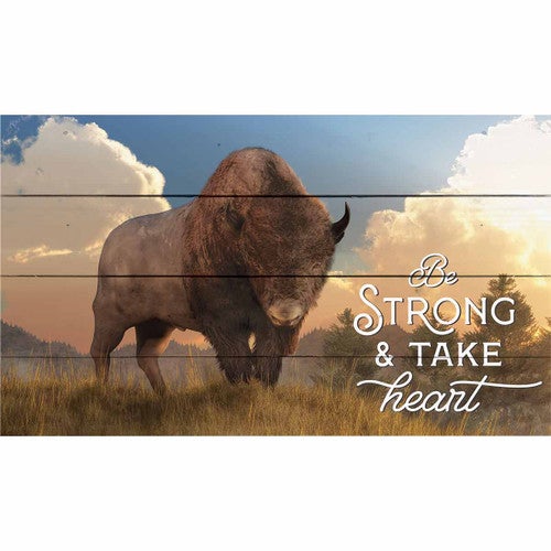 Take Heart Buffalo Wall Art