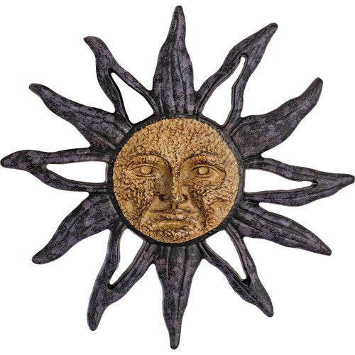 Sun Face Wall Plaque