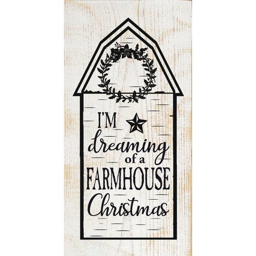 Farmhouse Christmas Wood Sign