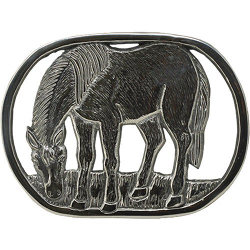 Pewter Horse Trivet