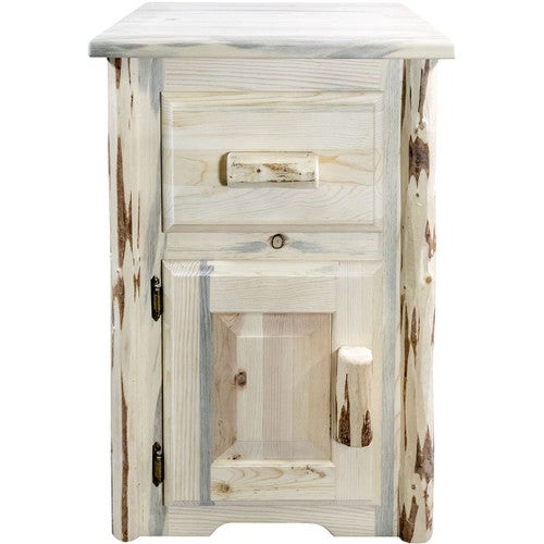 Asheville End Table with Drawer & Door - Left Hinged