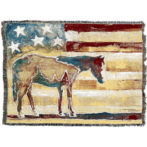 American Horse Throw
