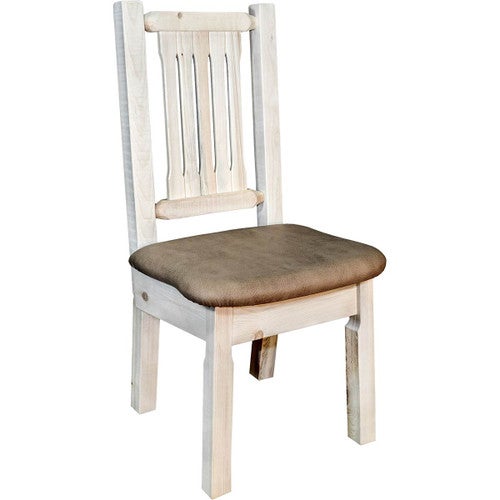 Denver Side Chair with Buckskin Seat - Lacquered
