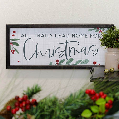 Christmas Trail Framed Wall Art