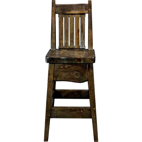 Lima 30 Inch Swivel Barstool with Back
