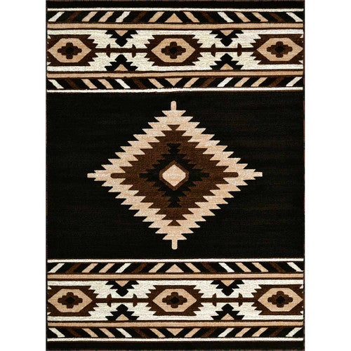 Hacienda Black Rug Collection