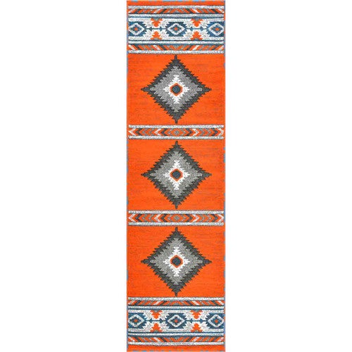 Hacienda Peach Rug - 2 x 7