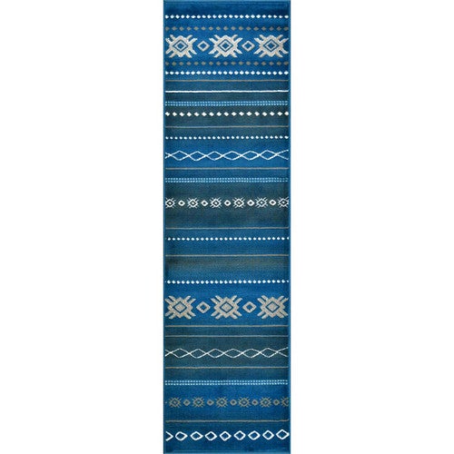 Mexicali Blue Rug - 2 x 7
