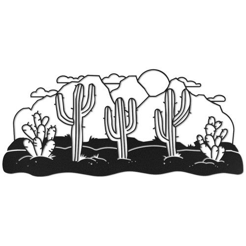 Desert Day Metal Wall Art